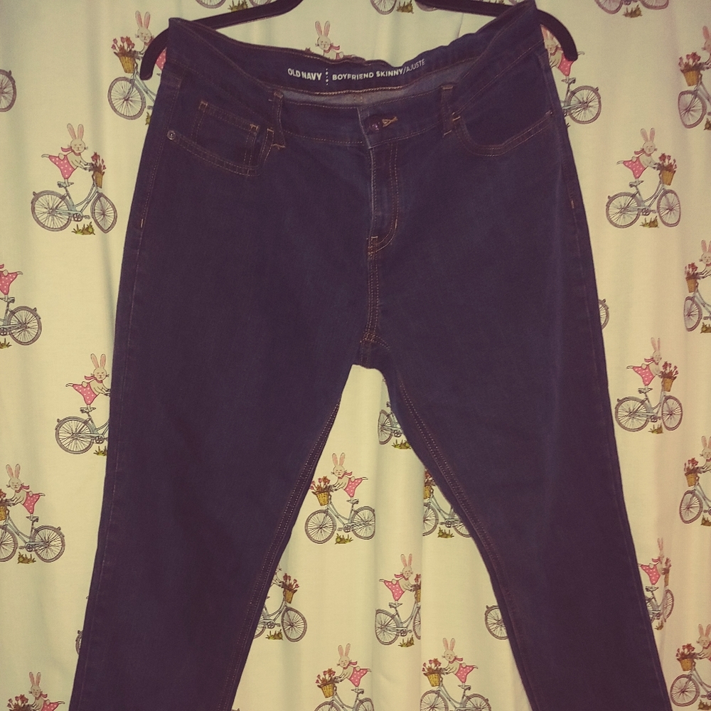 Old Navy boyfriend skinny jeans